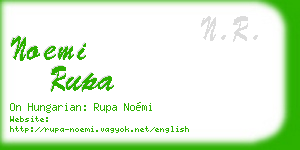 noemi rupa business card